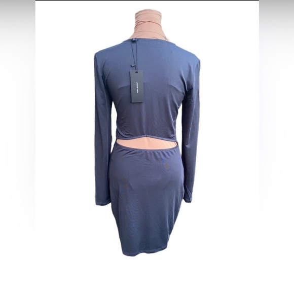 Vero Moda Womens Ombré Blue Cut Out Back Mini Dress Small NWT - Picture 11 of 13
